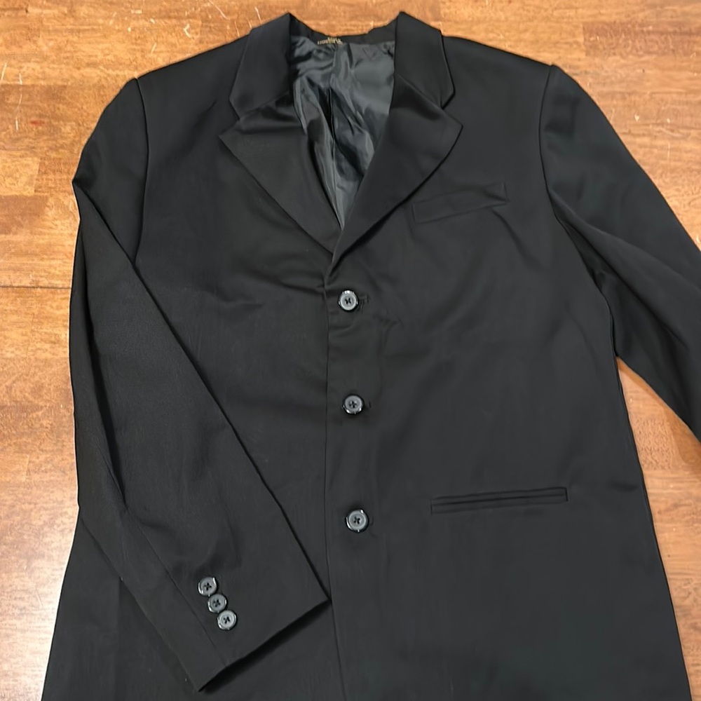 Boys size 18 blazer jacket black